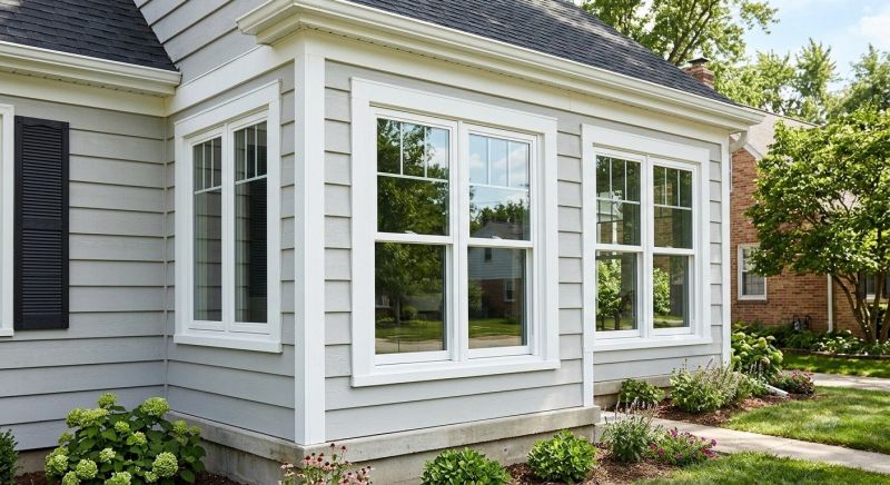 Vinyl Windows Installation project example
